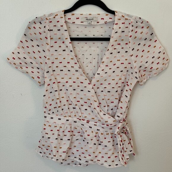 Madewell Women's wraparound top - Picture 1 of 7